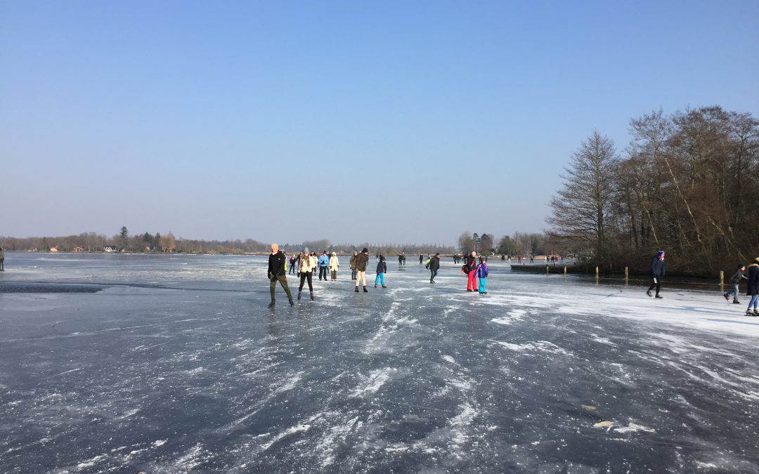 Schaatsen op natuurijs in Groningen