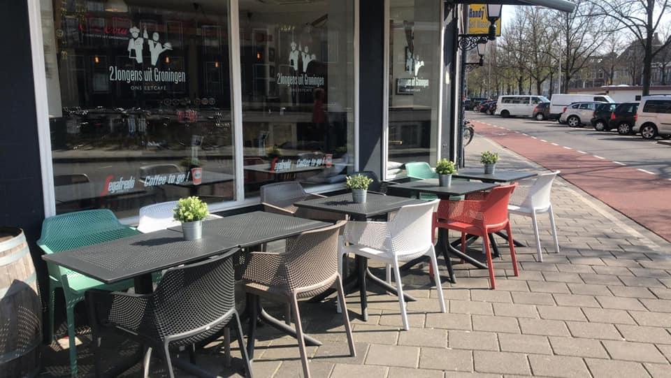 Eetcafe Groningen: terras van de Twee Jongens Groningens - fot van hun Facebookpagina