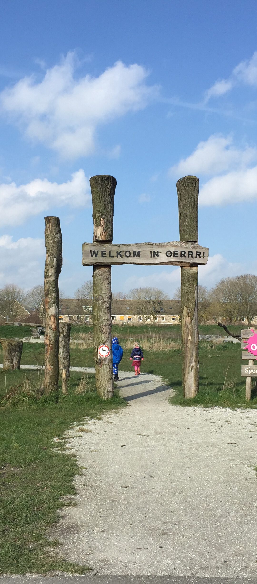 Natuurspeeltuin in natuurgebied OERR Kardinge Groningen