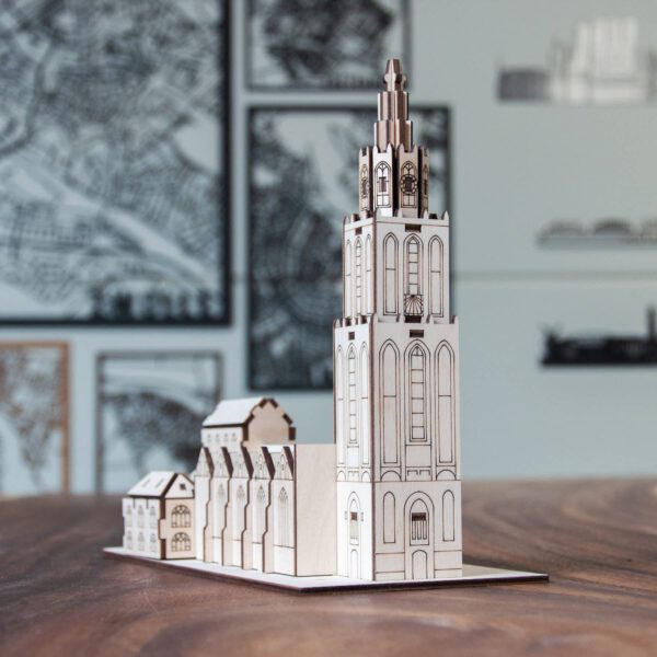Martinikerk met Martinitoren - 3D puzzel hout